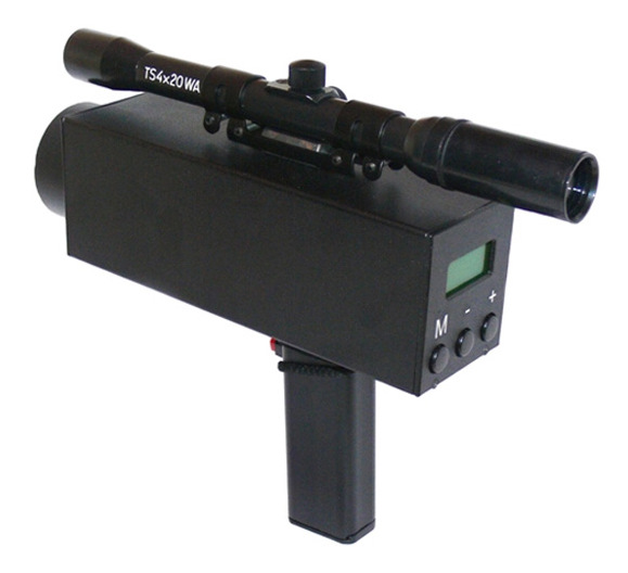 Пирометр инфракрасный высокоточный переносной с лазерным целеуказателем и оптическим прицелом ЕВРОМИКС Кельвин ПЛЦ 1300 Пирометры (бесконтактные термометры)